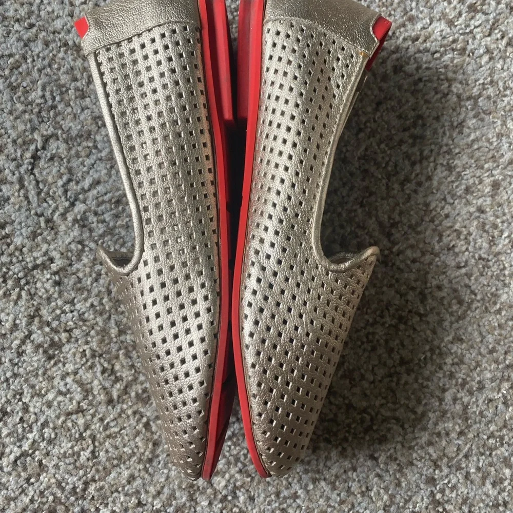 Gold/red Adam Tucker loafer - Picture 2 of 6